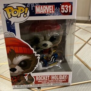 Funko Marvel Rocket (Holiday) Figure - Multicolor